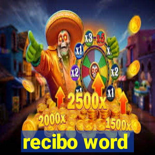 recibo word